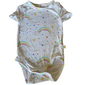 Posh Peanut PARZ Rainbow and Star Bodysuit 0-3 months